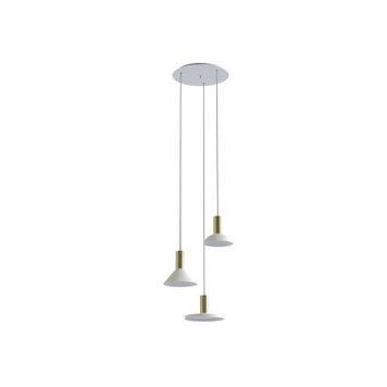 8031 Suspensie HERMANOS III white/solid brass 8031 foto